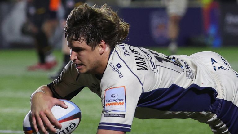 Benhard Janse van Rensburg went over twice for Bristol in their 52-19 hammering of Newcastle on Friday
