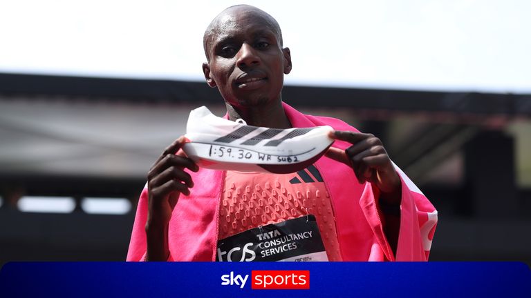 Sabastian Sawe becomes the first person ever to run an official marathon in under two hours, after winning the London Marathon
