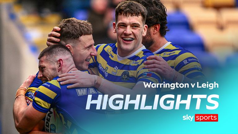 Highlights from the Betfred Super League clash between Warrington and Leigh
