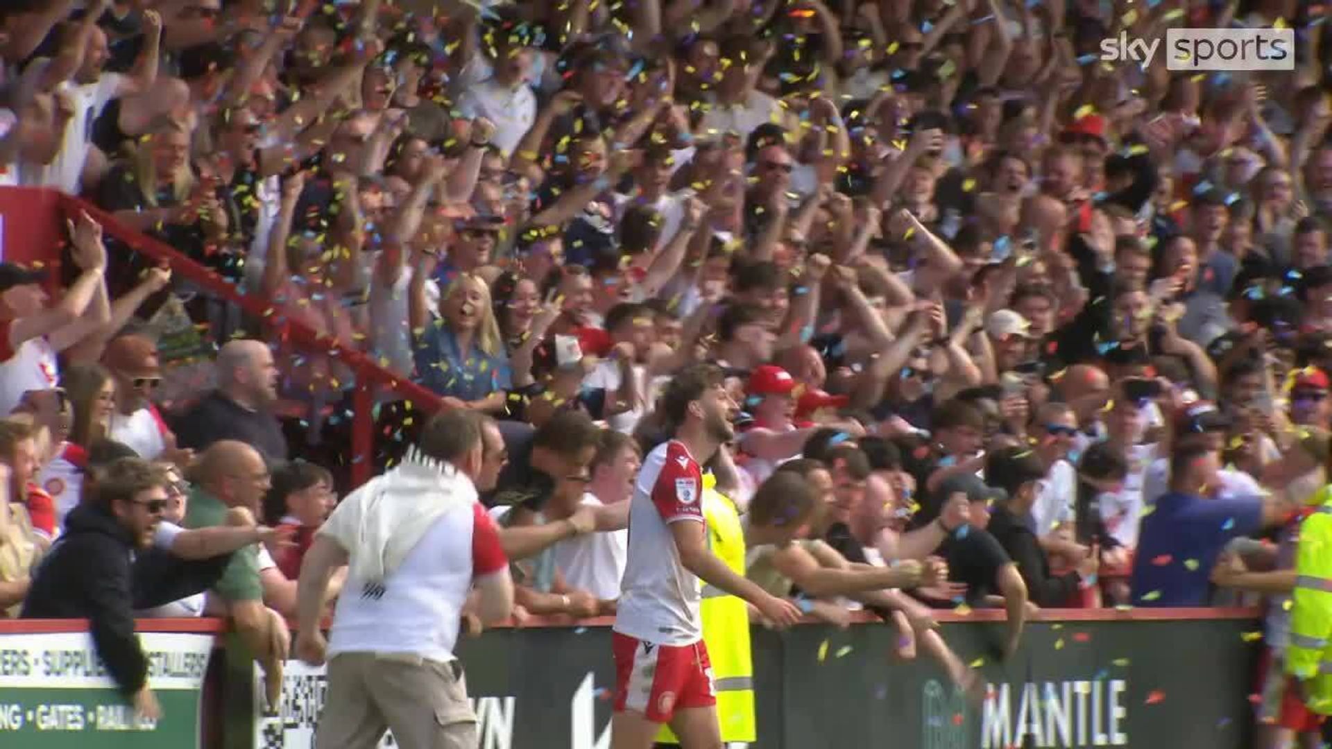 Sweeney narrowly edges Stevenage into the play offs!