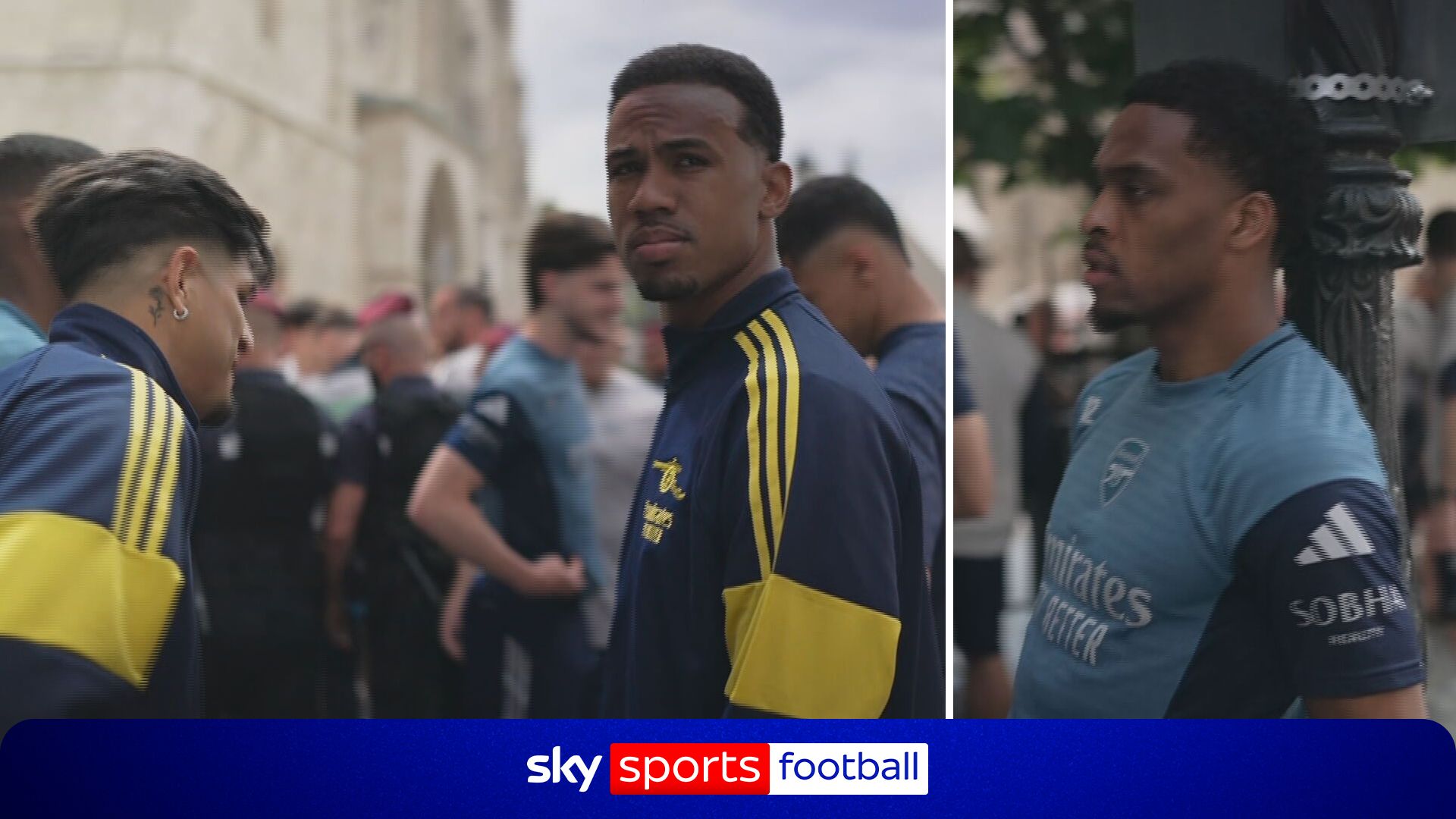 Arsenal squad stroll Budapest streets ahead of CL final