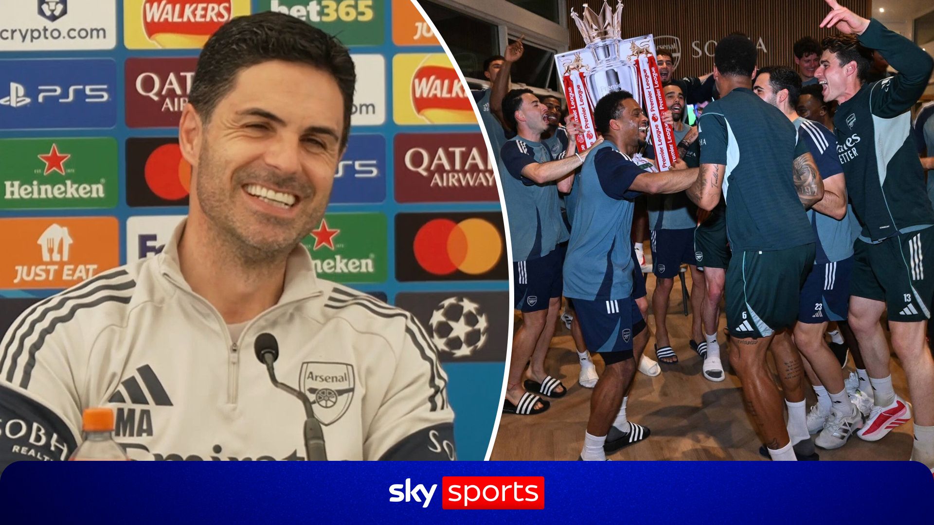 'Building a... fire?!' | Arteta reveals why he wasn't with squad for title win moment!