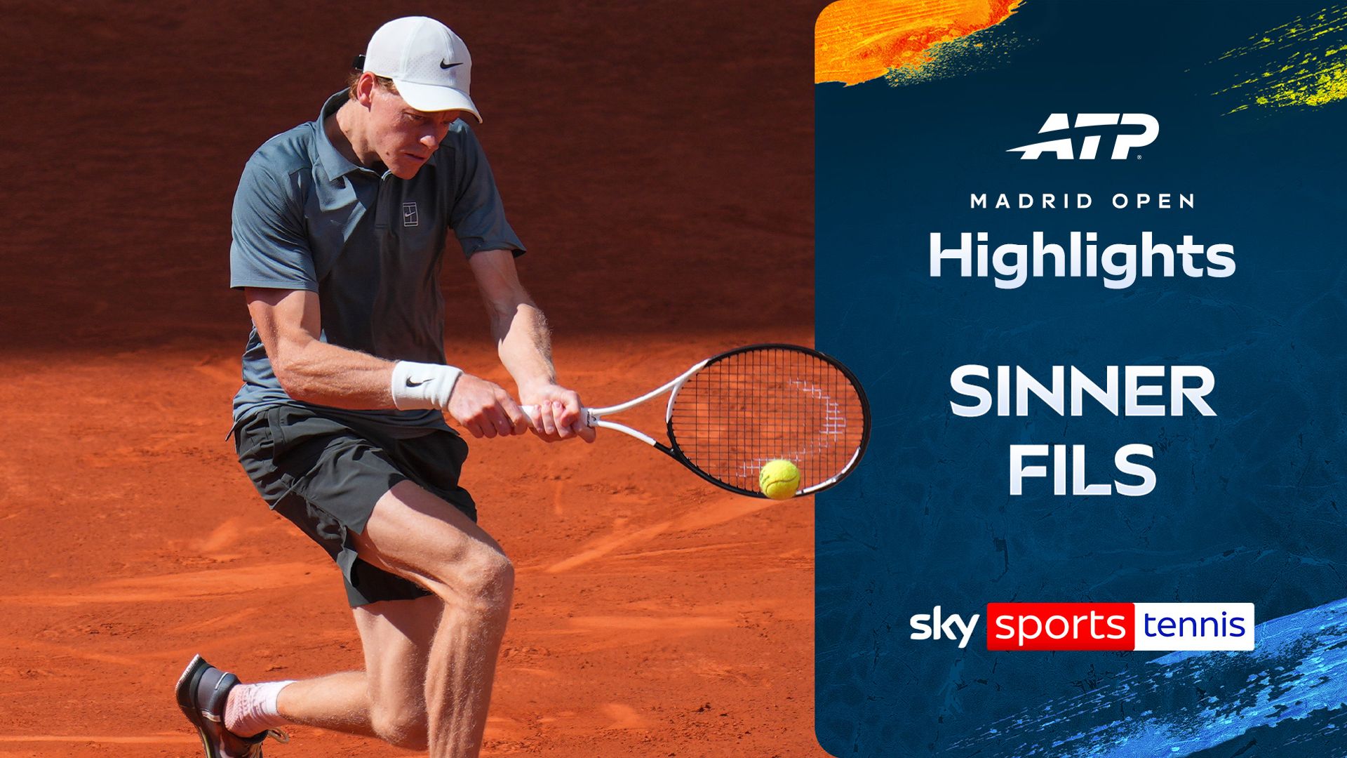 Sinner overpowers Fils to reach Madrid Open final