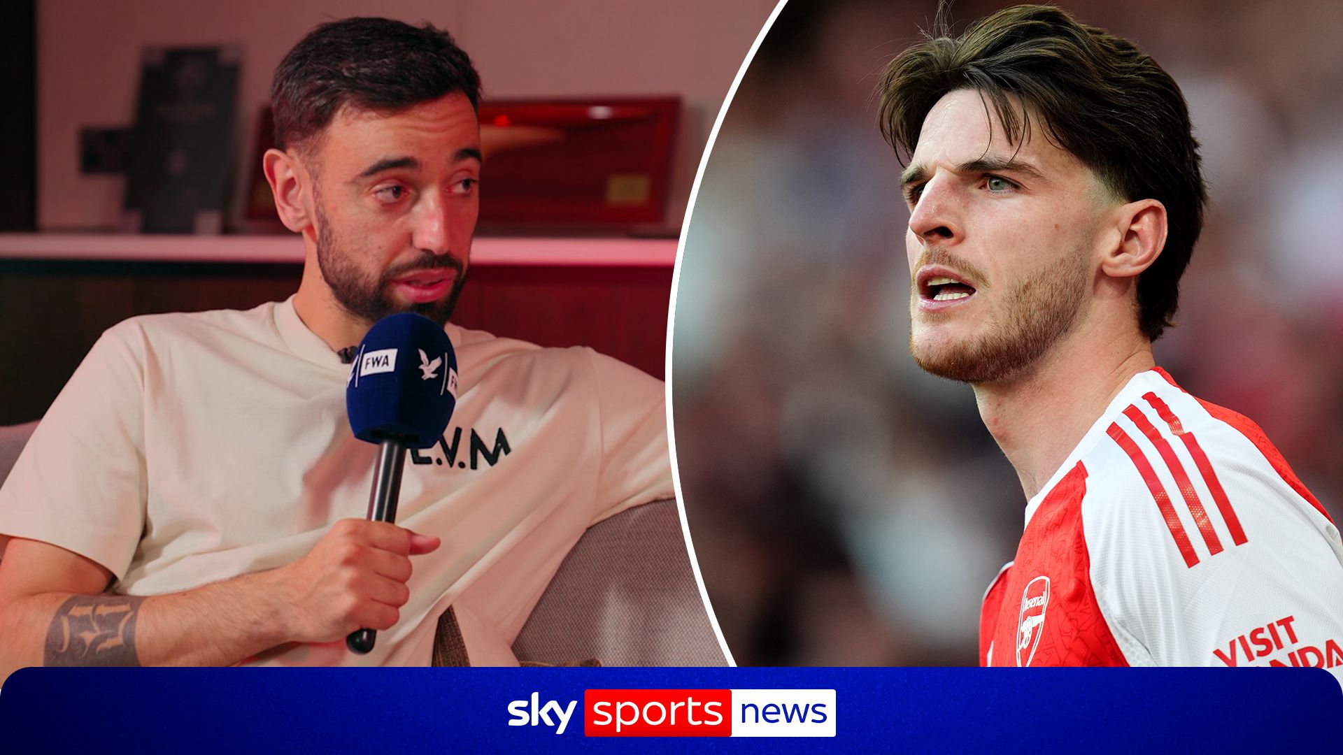 'He was perfect fit for Man Utd' | Fernandes: Rice has done amazing things this season