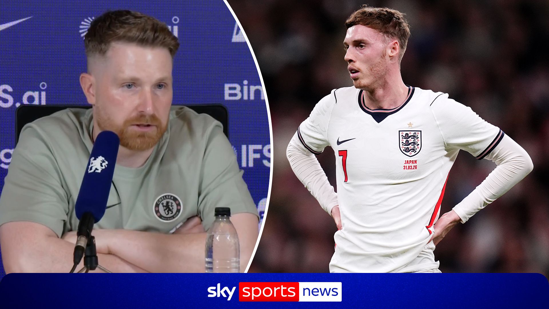 'Turn it into a positive' | McFarlane calls for Palmer to bounce back from England snub