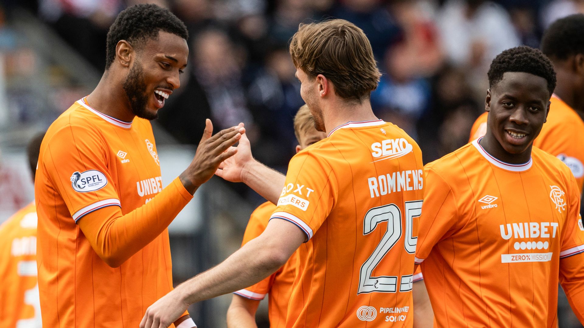 Chermiti scores hat-trick as Rangers demolish Falkirk on final day