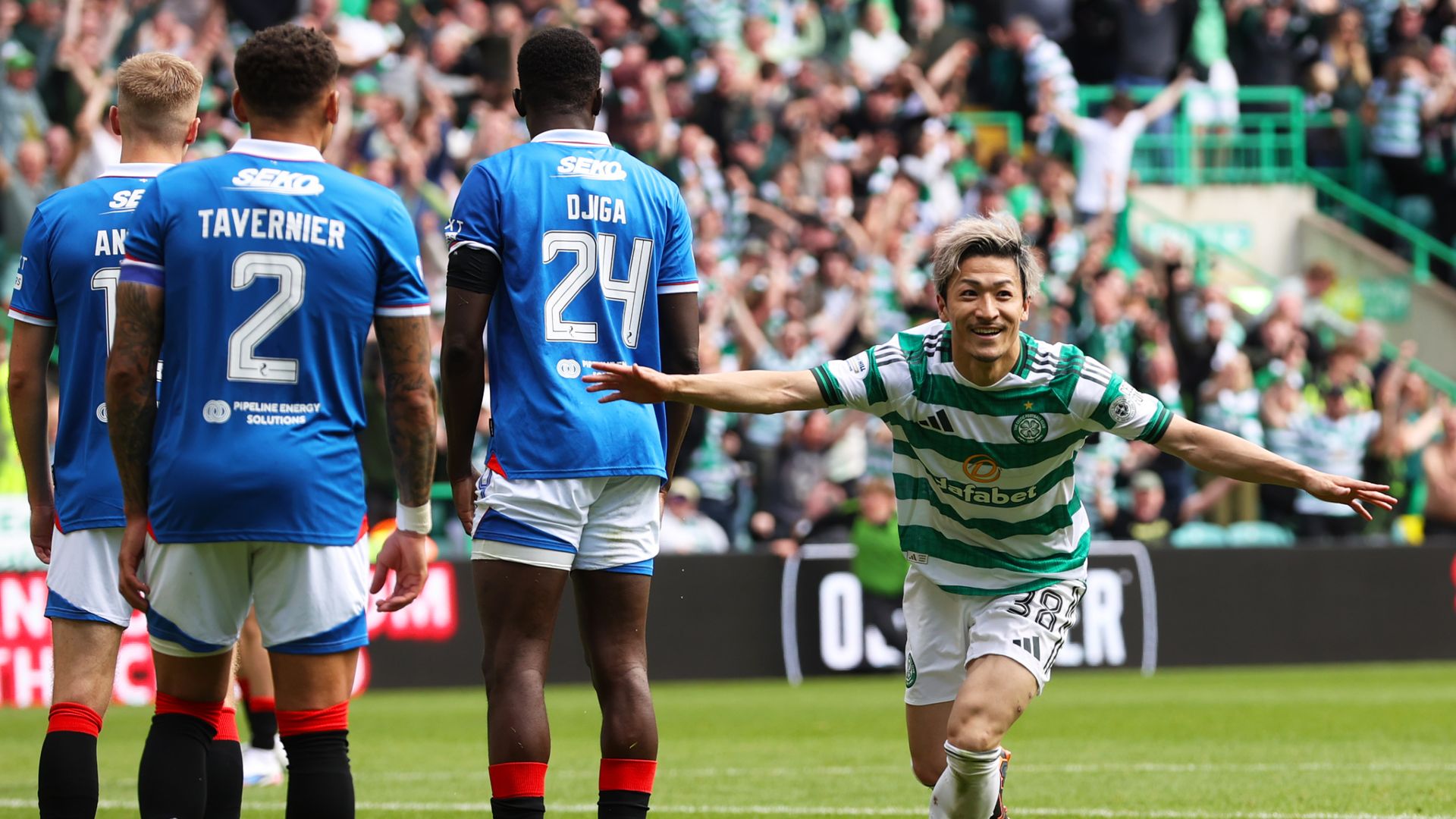 Maeda stunner seals Old Firm win as Celtic keep title hopes alive