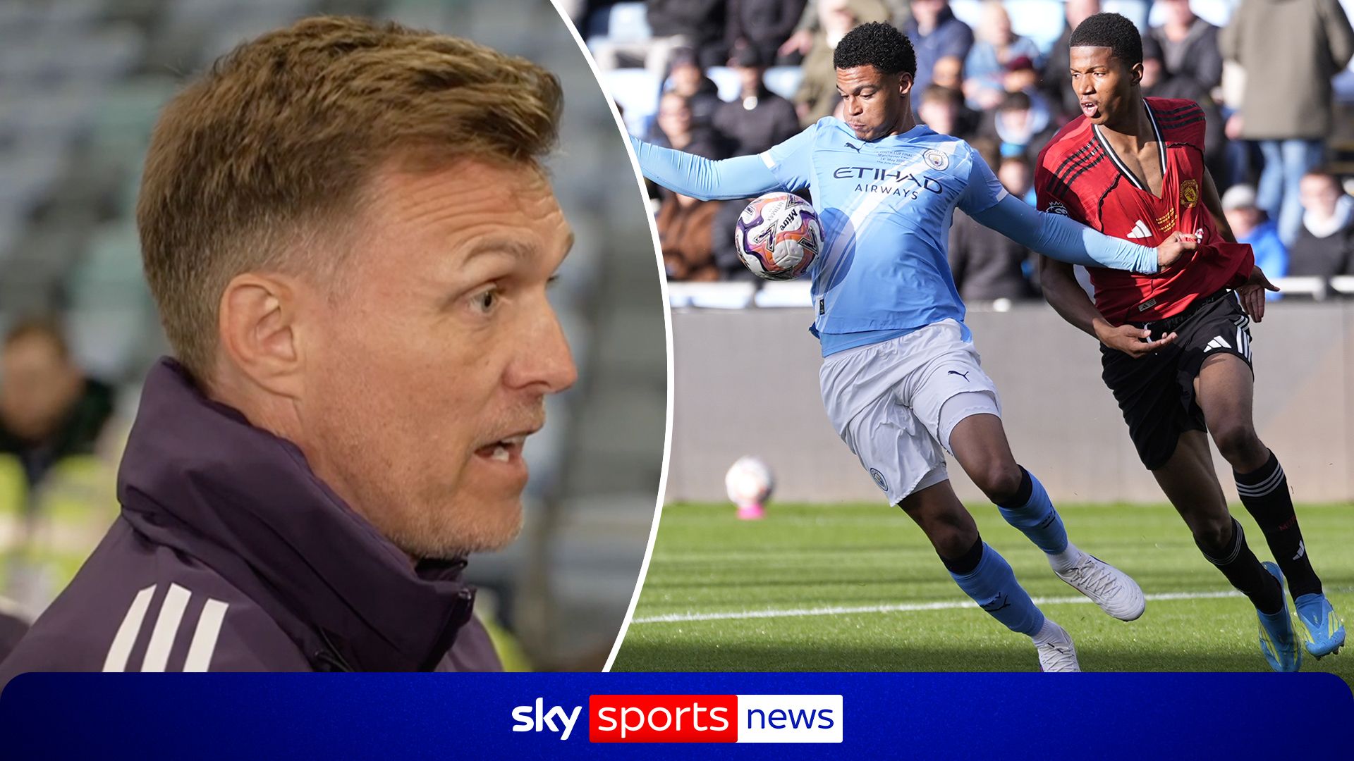 Fletcher furious with 'disappointing' FA after Youth Cup defeat and Man City's celebrations
