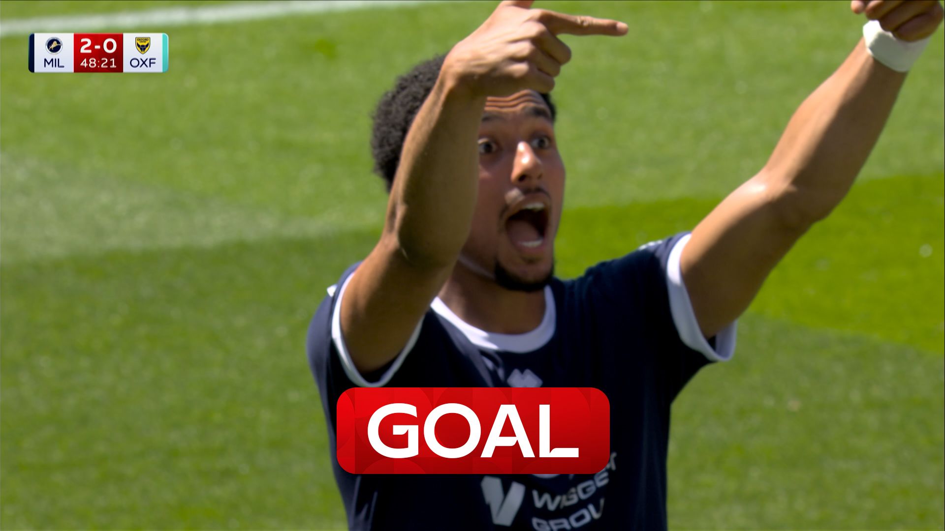 Millwall two ahead against Oxford as Azeez seals brace!
