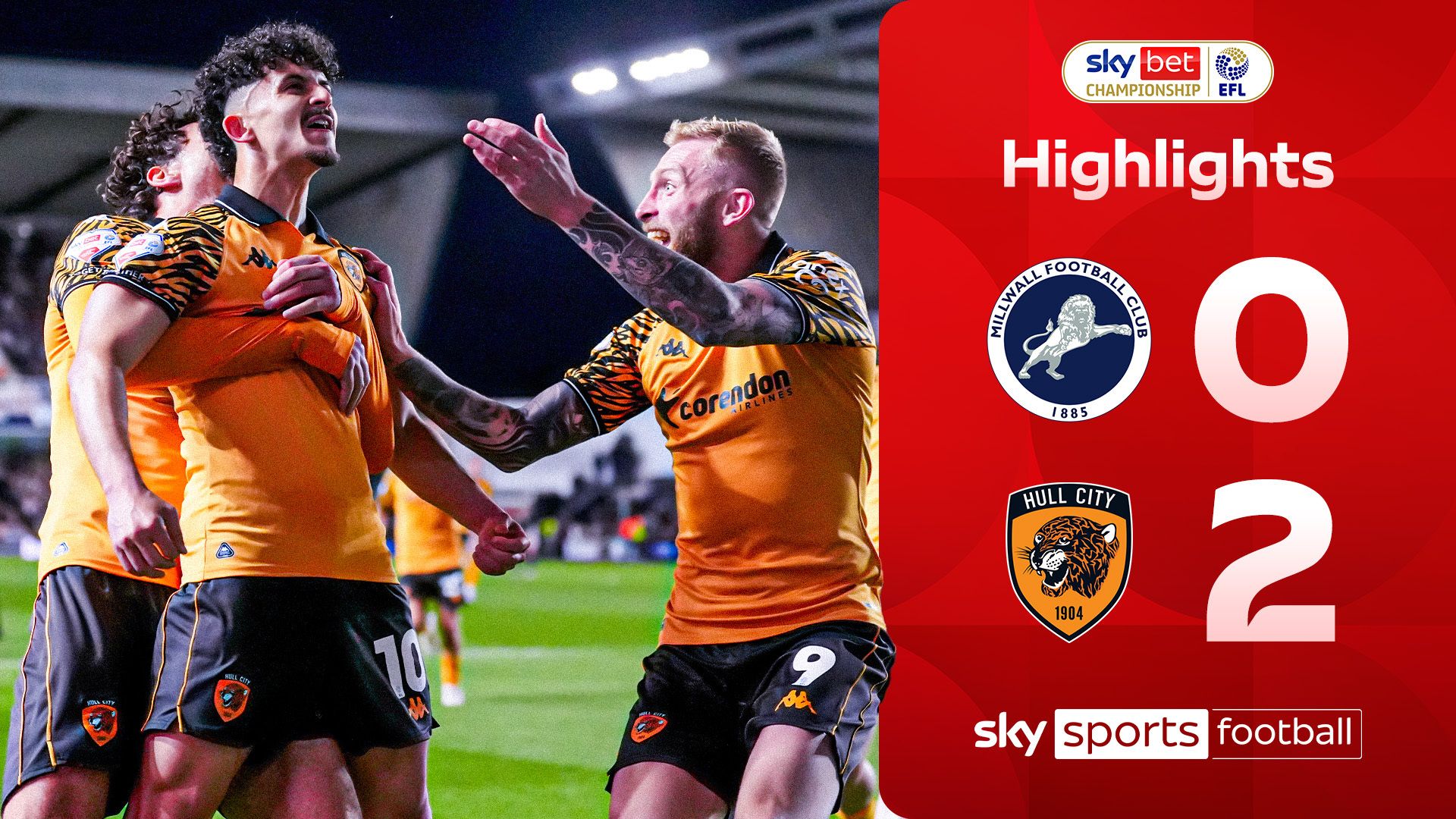 Hull head to Wembley as they see off Millwall in second leg