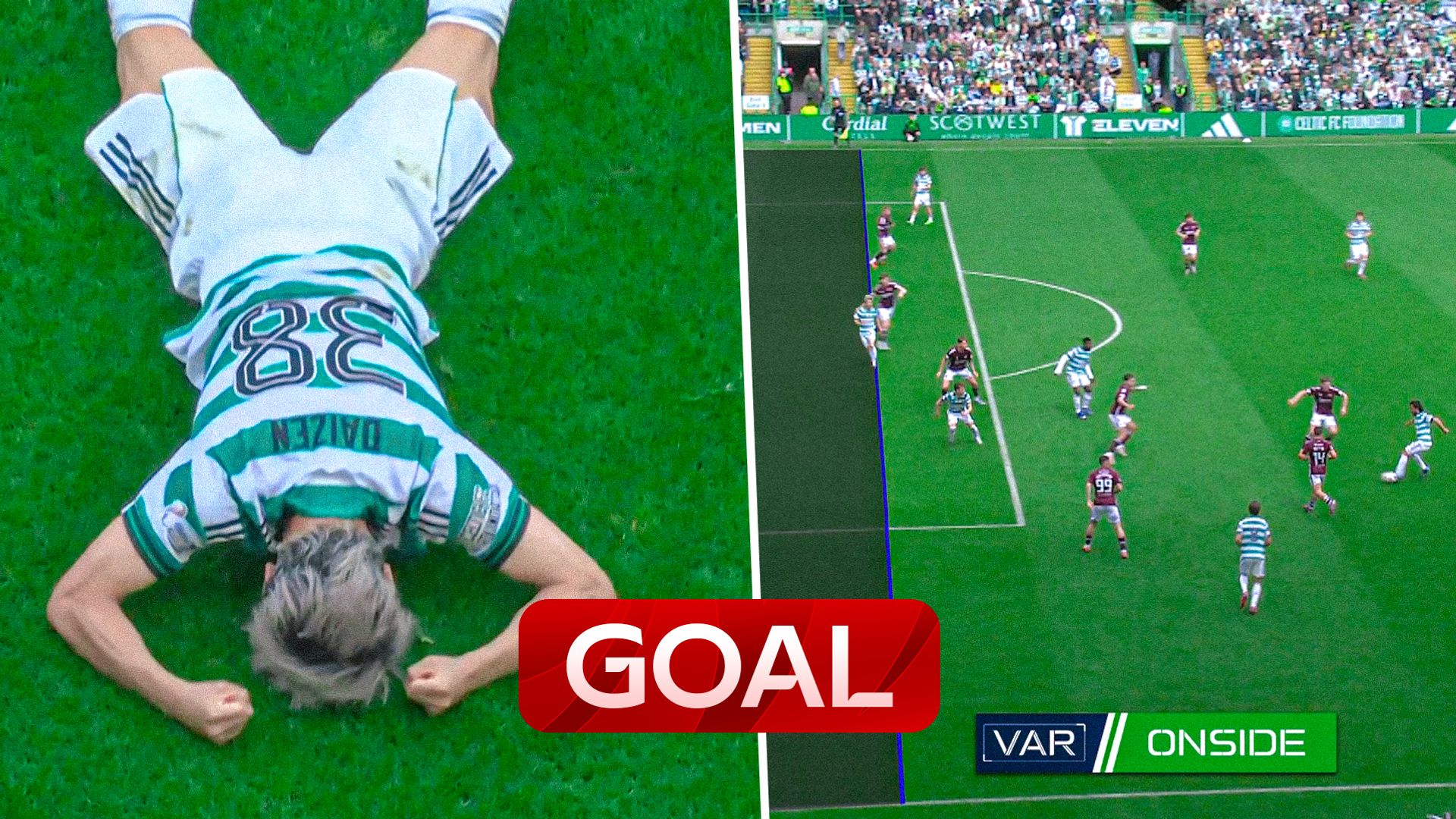 INCREDIBLE! Celtic beat Hearts to the title after VAR awards goal