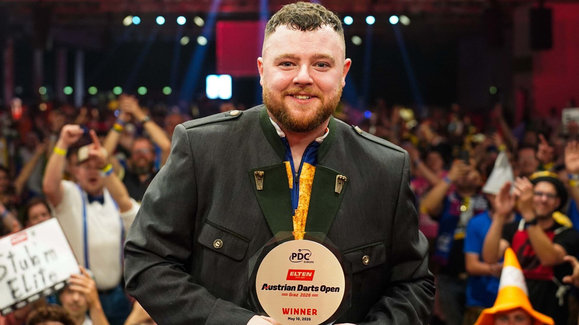 'Two Northern Irishmen got green jackets!' Rock roars to Austrian Darts Open title