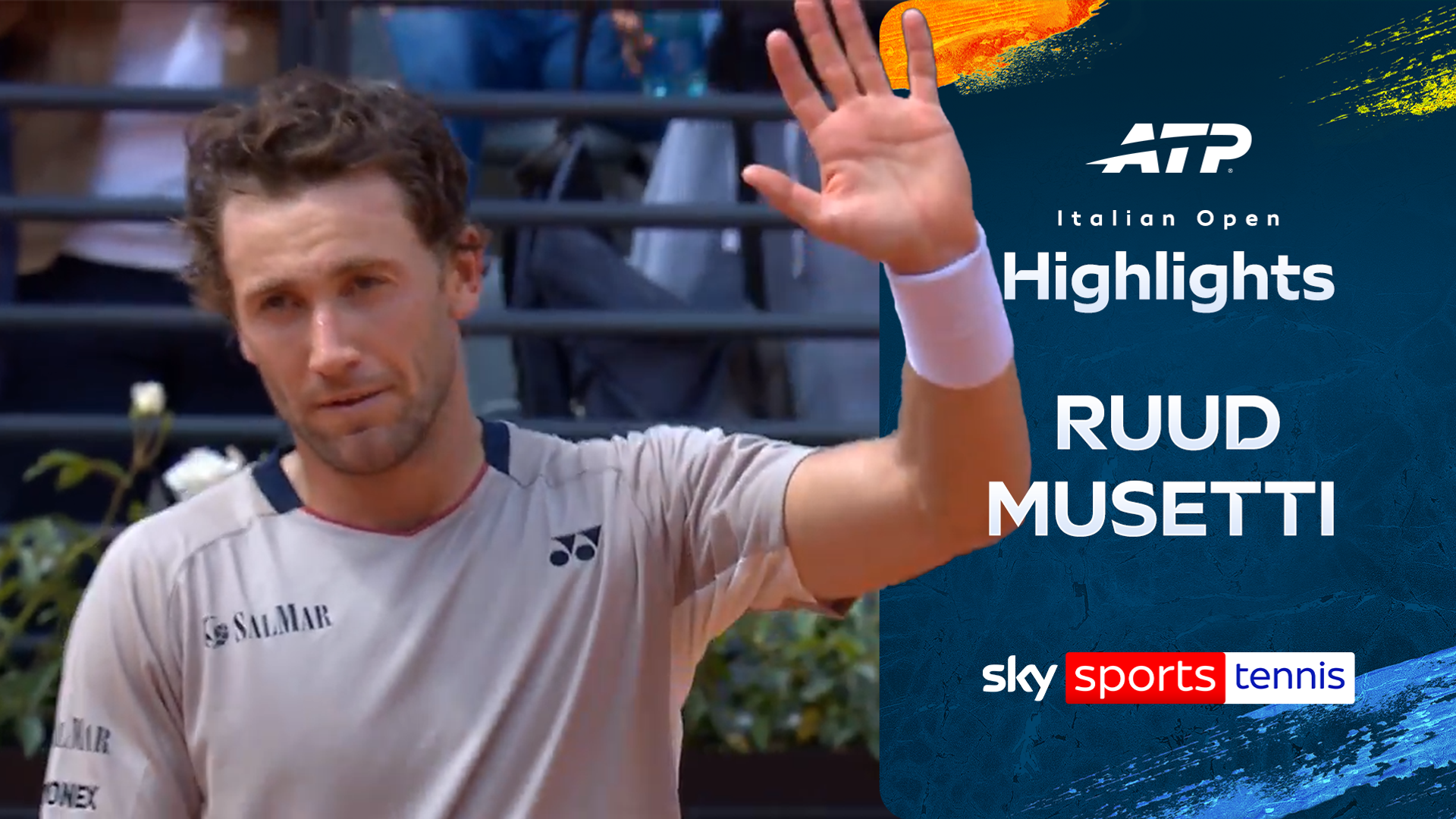 Ruud defeats Musetti to reach Italian Open quarter final 