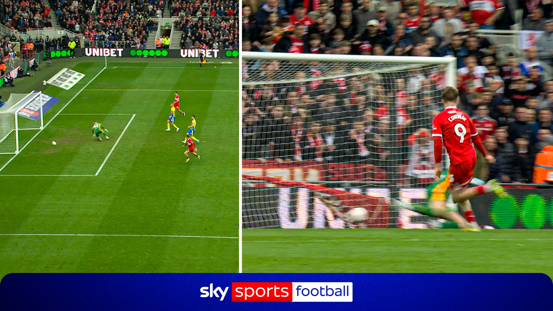 Boro denied by INCHES! Agony as Conway strikes inside of the post 