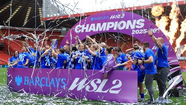 Birmingham won the WSL2 title with victory at The Valley and have been automatically promoted to the WSL