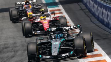 Mercedes ahead of Ferrari and Red Bull in Miami