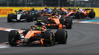 Lando Norris claimed McLaren's first win of 2026 in the Miami Sprint