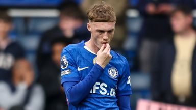 Chelsea's Cole Palmer during the defeat to Nottingham Forest
