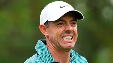 Rory McIlroy slipped out of contention after a disappointing third round at the Truist Championship 