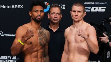Shane Mosley Jr and Serhii Bohachuk fight live on Sky Sports on Sunday night (Photo: Zuffa Boxing)