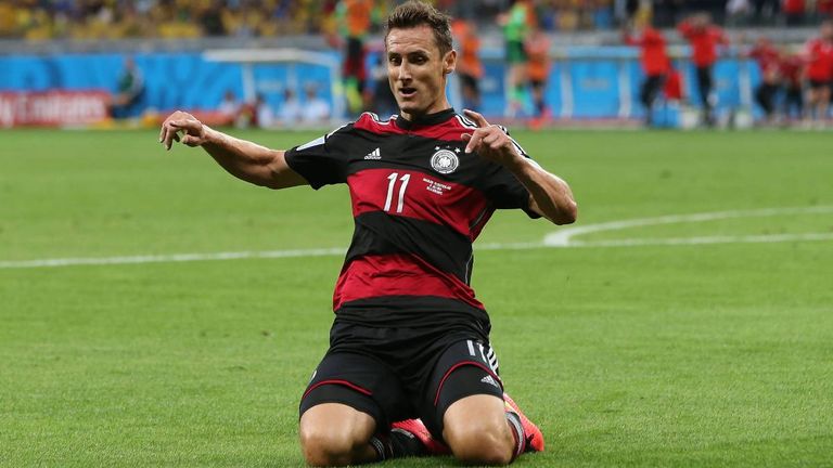 PLATZ 1: Miroslav Klose (Deutschland), 16 Tore in 24 Spielen