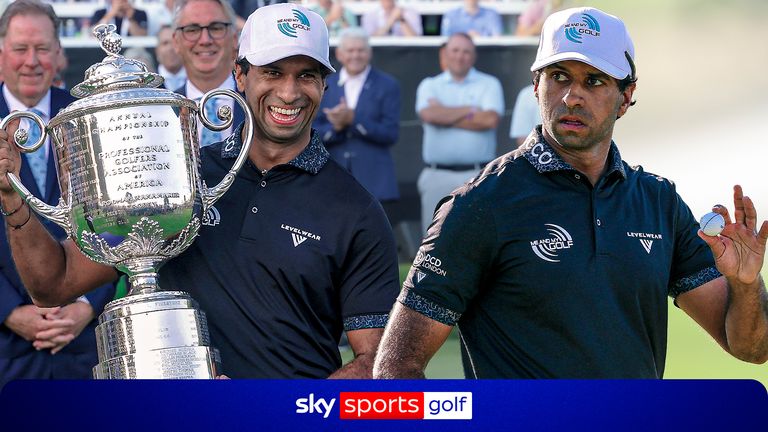 Aaron Rai shot a five-under 65 to win the PGA Championship at Aronimink Golf Club, his maiden major title 
