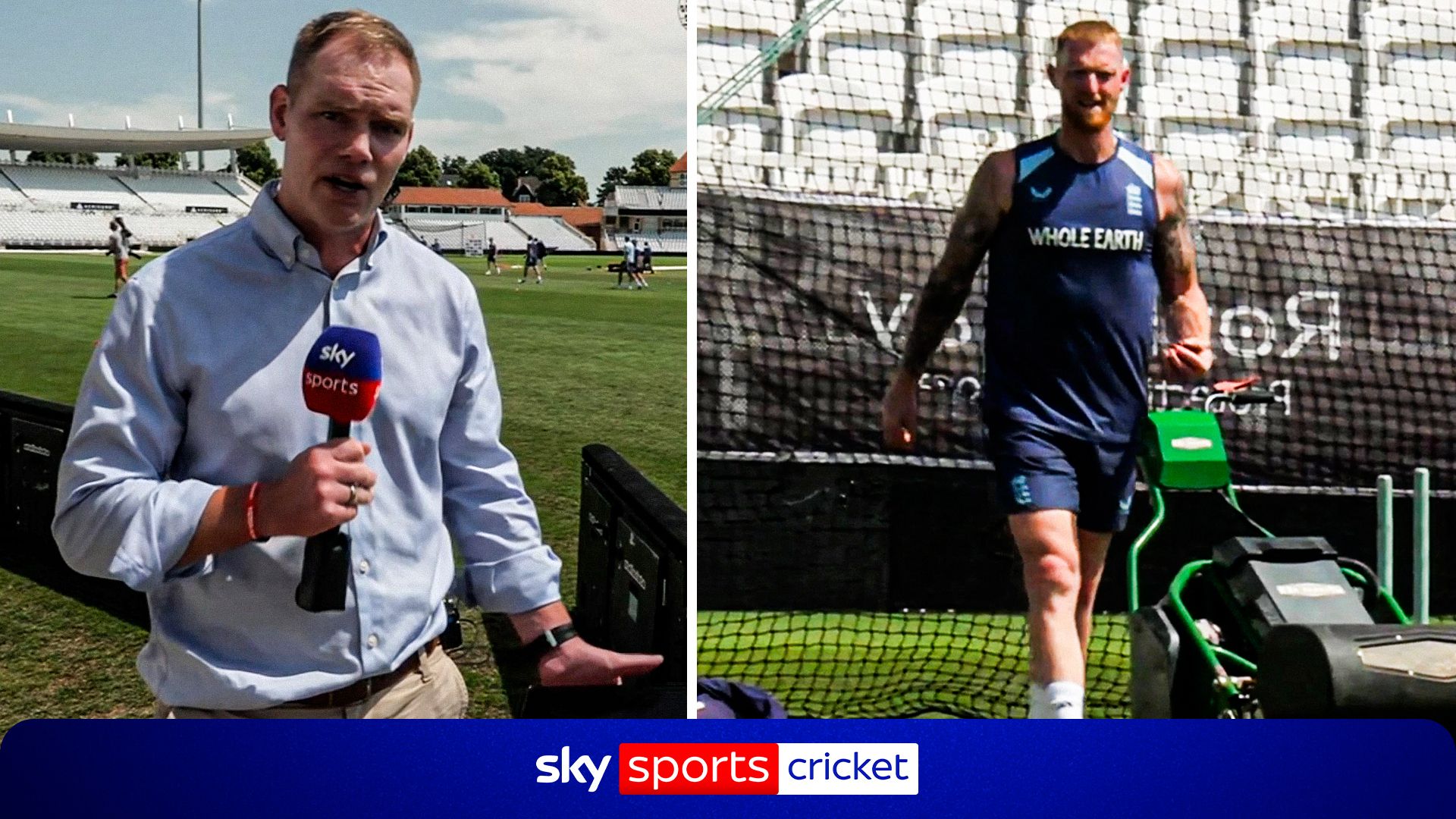 First pictures since suspension as Stokes trains ahead of third Test vs New Zealand