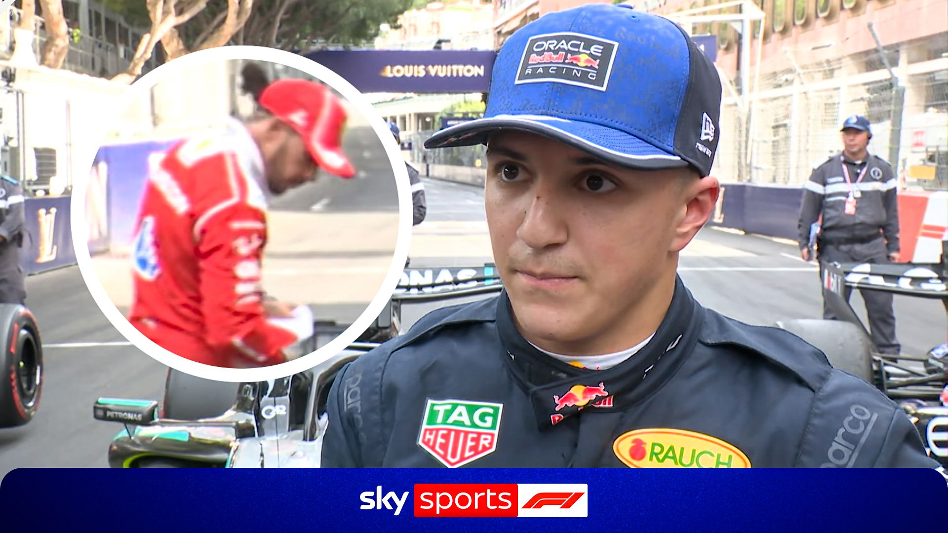 Inspector Hamilton 🔍 Ferrari driver closely eyes up Mercedes' race-winning car