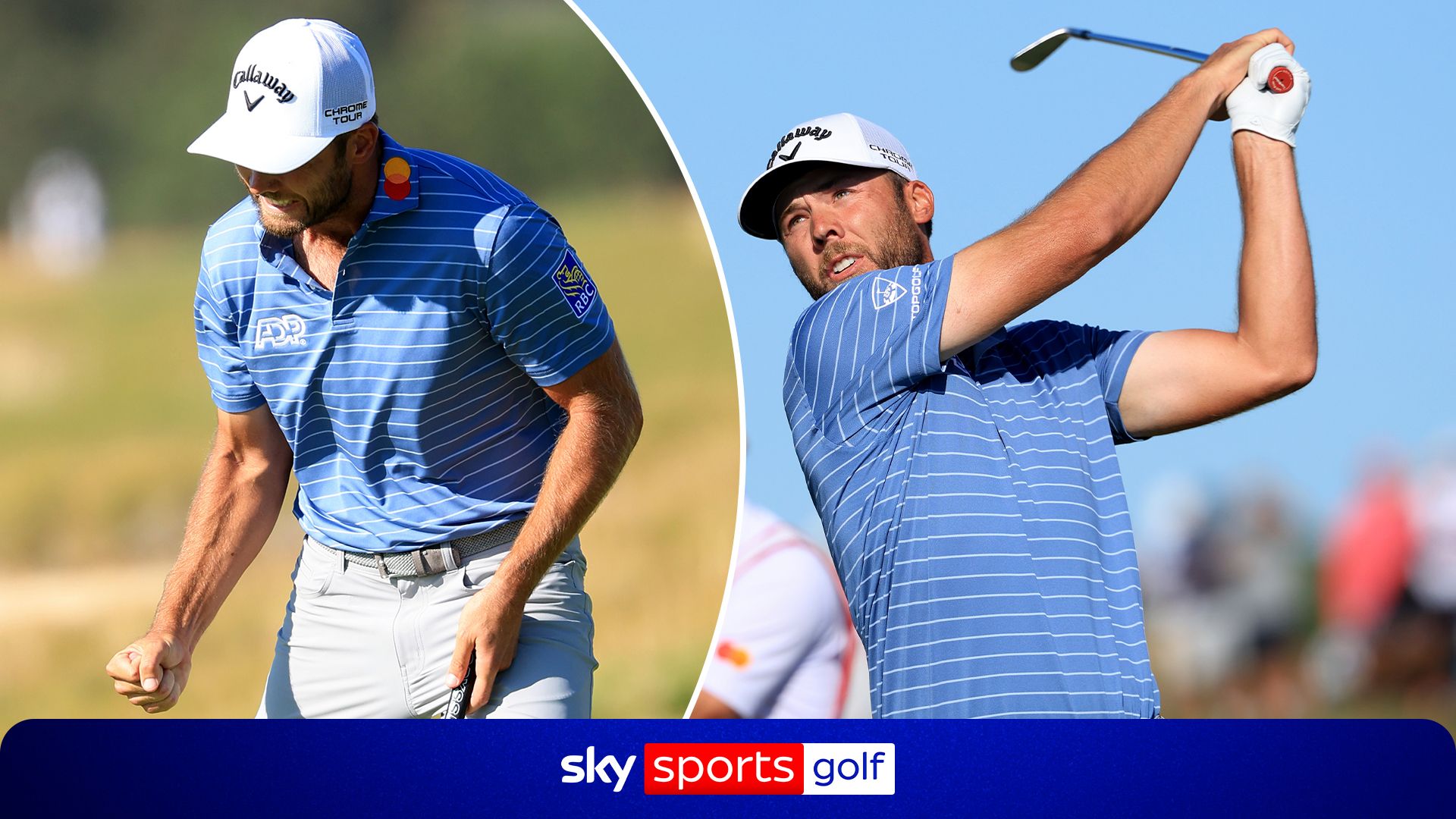 Burns pumped after birdie to get within one of Clark!