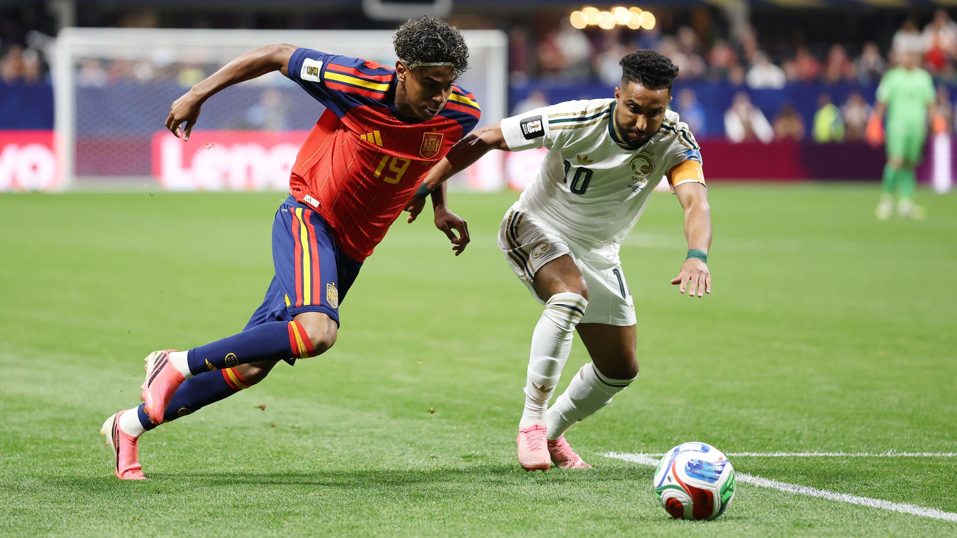 It had to be him! Yamal scores early opener vs Saudi Arabia LIVE!