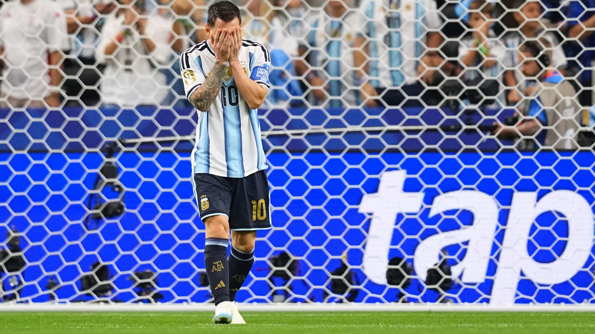 Messi misses early penalty for Argentina vs Austria LIVE!