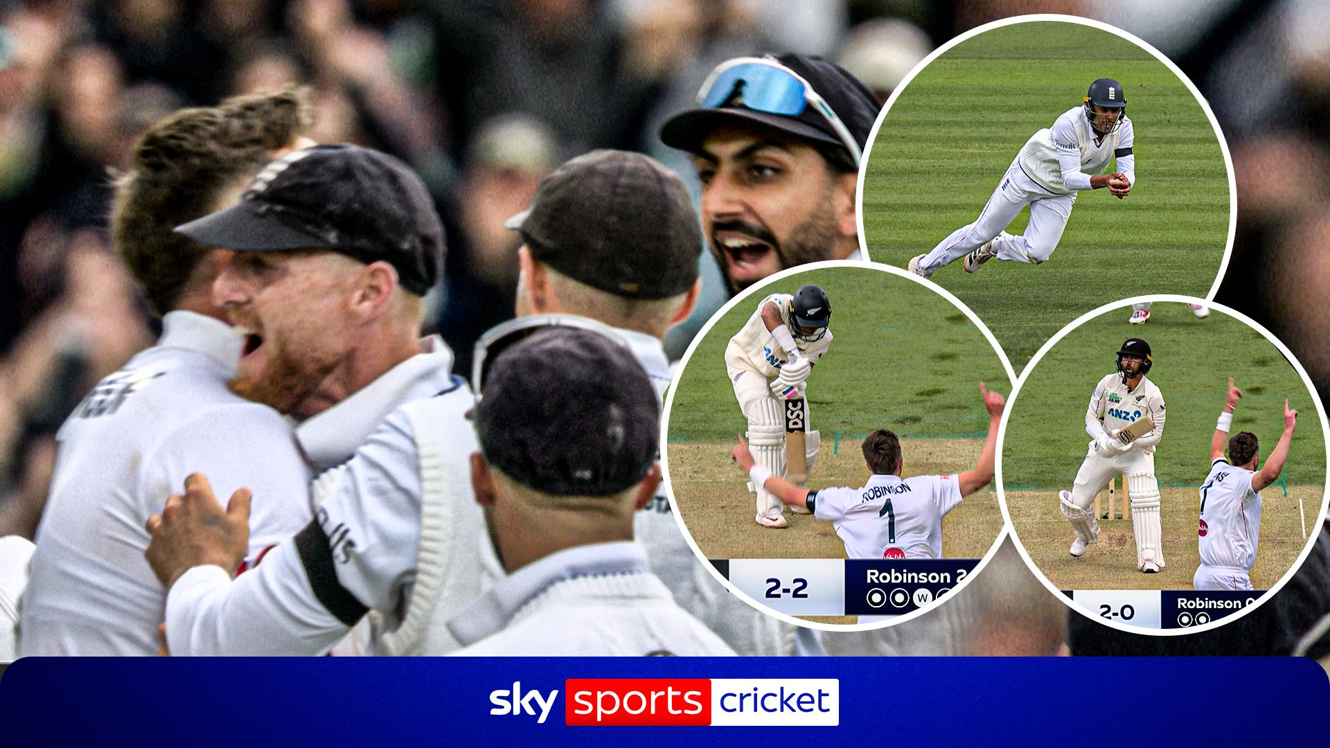 THREE wickets in ONE over! Robinson inspires England comeback