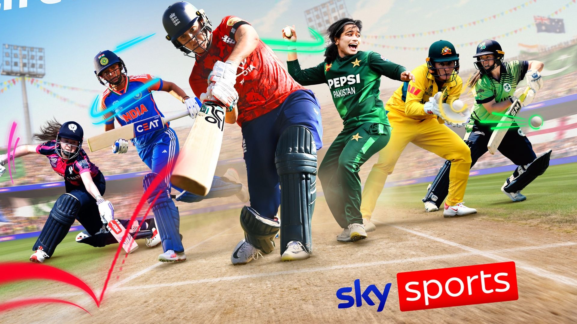 Stream ICC Women's T20 World Cup matches FREE on the Sky Sports App
