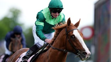 Benvenuto Cellini and jockey Ryan Moore