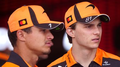 Lando Norris and Oscar Piastri (PA)