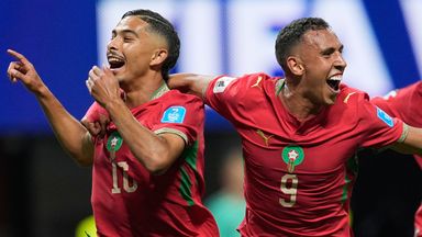 Gessime Yassine and Soufiane Rahimi scored the late goals as Morocco beat Haiti