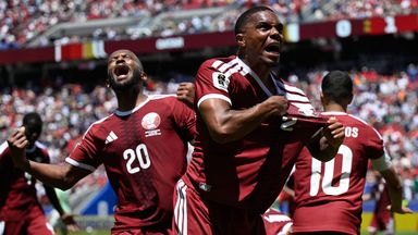 Boualem Khoukhi levelled in stoppage-time for Qatar