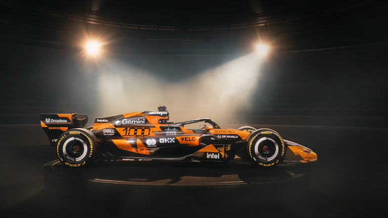 Präsentiert zum 1000. Granx Prix eine Sonderlackierung: Formel-1-Rennstall McLaren. (Quelle: mclaren.com)