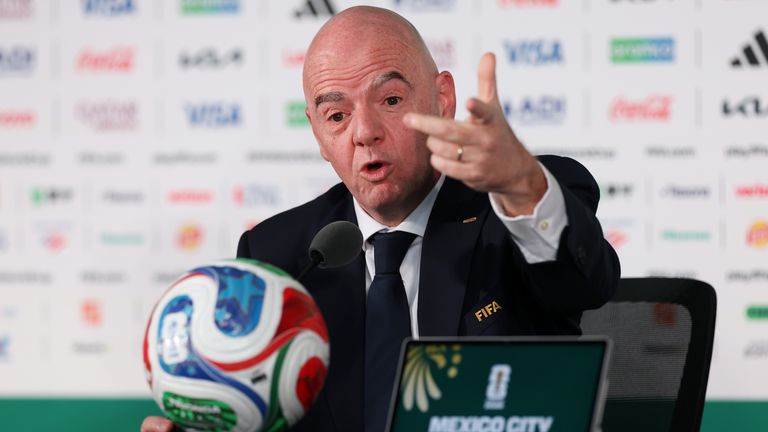 The FA is set to withdraw support for FIFA president Gianni Infantino