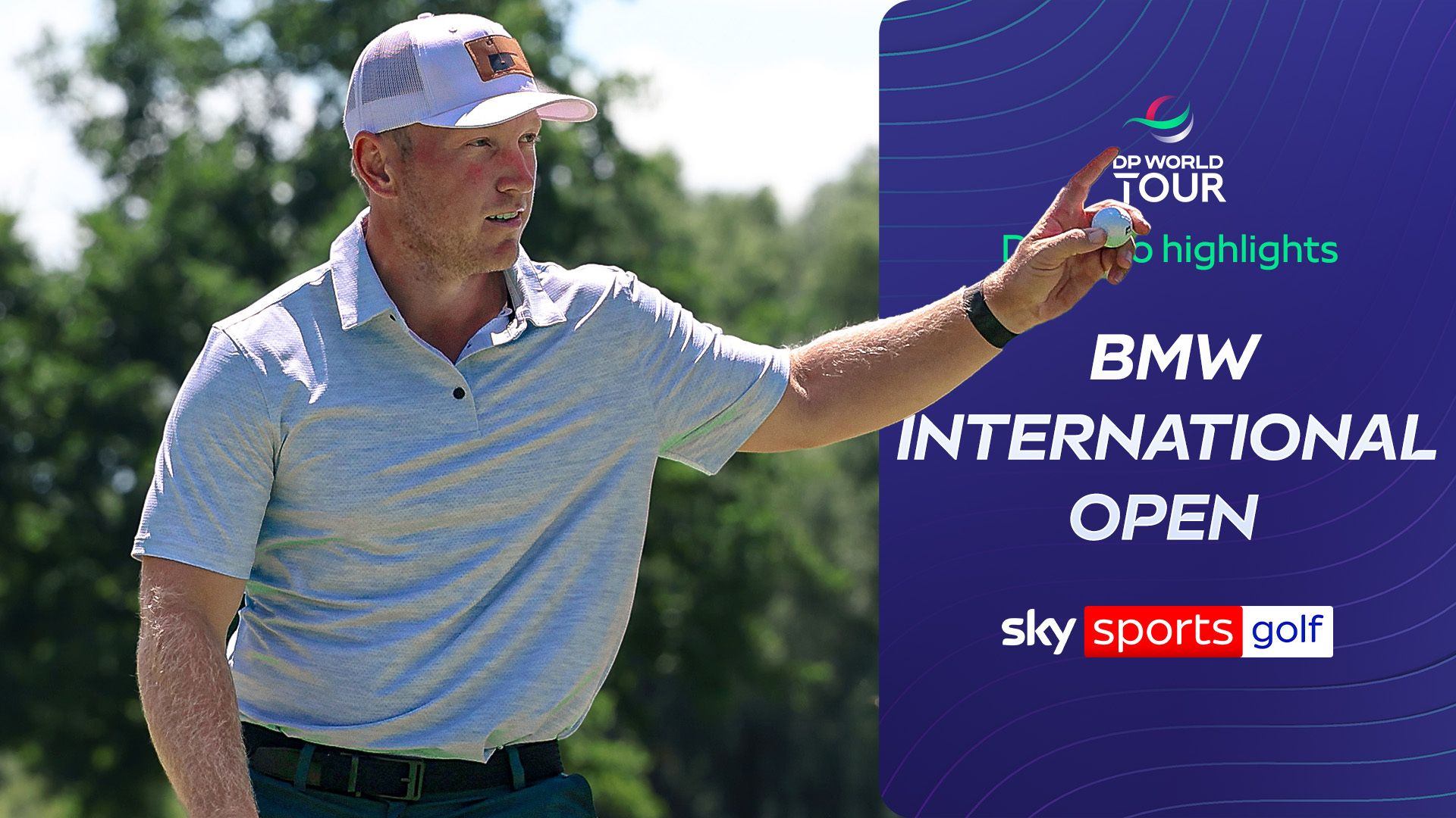 Golfista-YouTuber Brad Dalke dwie dziury od prowadzenia na BMW International Open