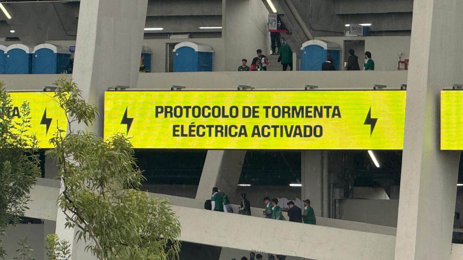 Mexico vs England latest: Storm protocols launched after lightning strikes