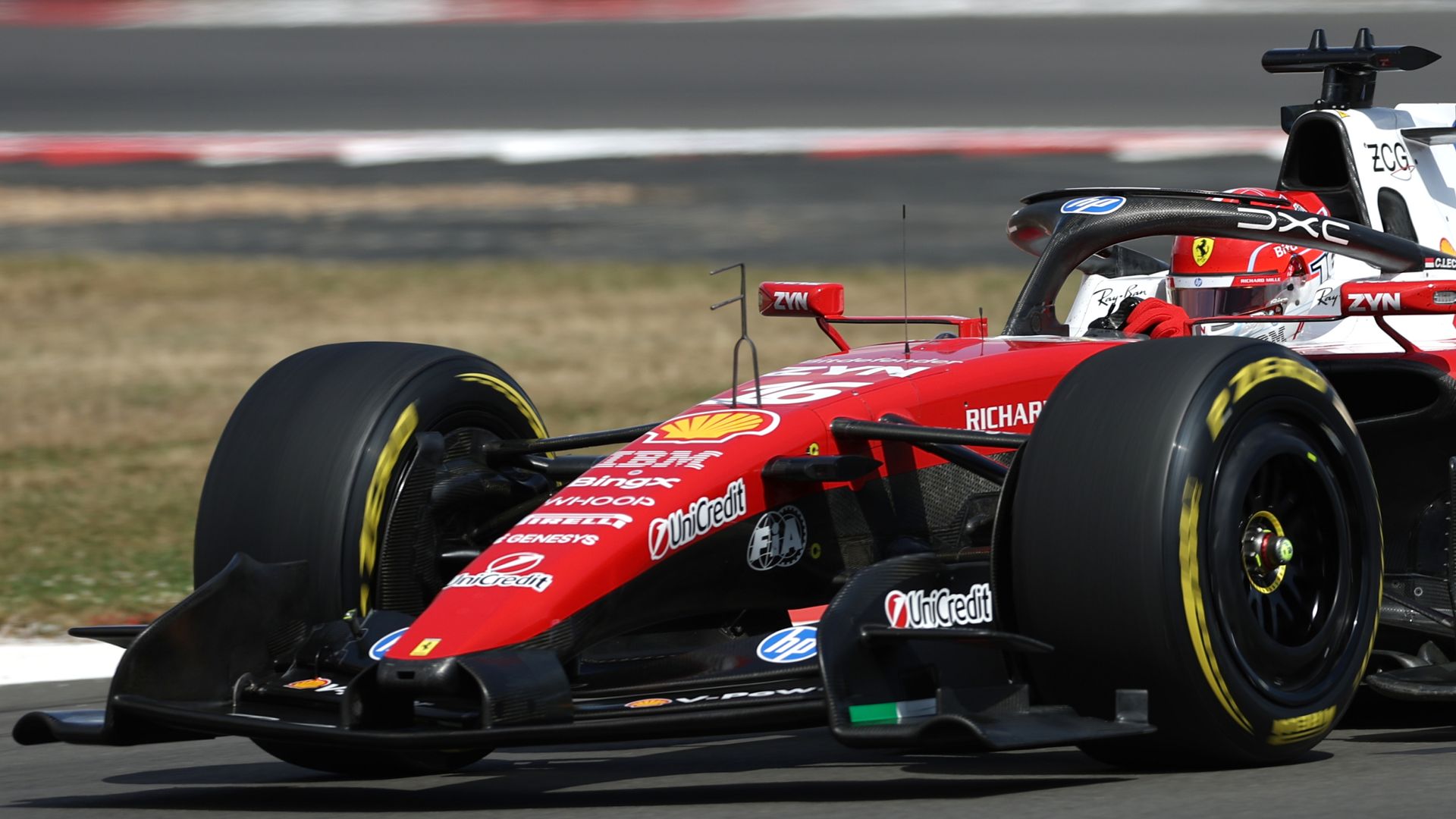British GP: Antonelli chasing Leclerc for lead, Hamilton faces penalty LIVE!