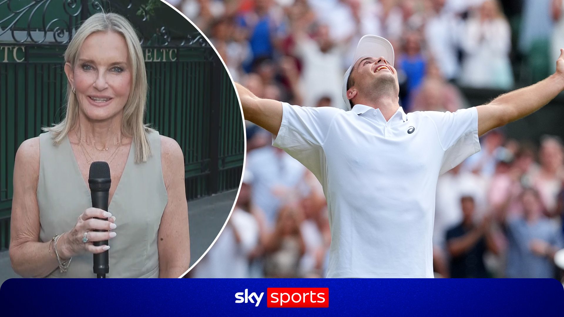 'Most fantastic performance!' | Wildcard Brit Fery through to Wimbledon quarter-finals