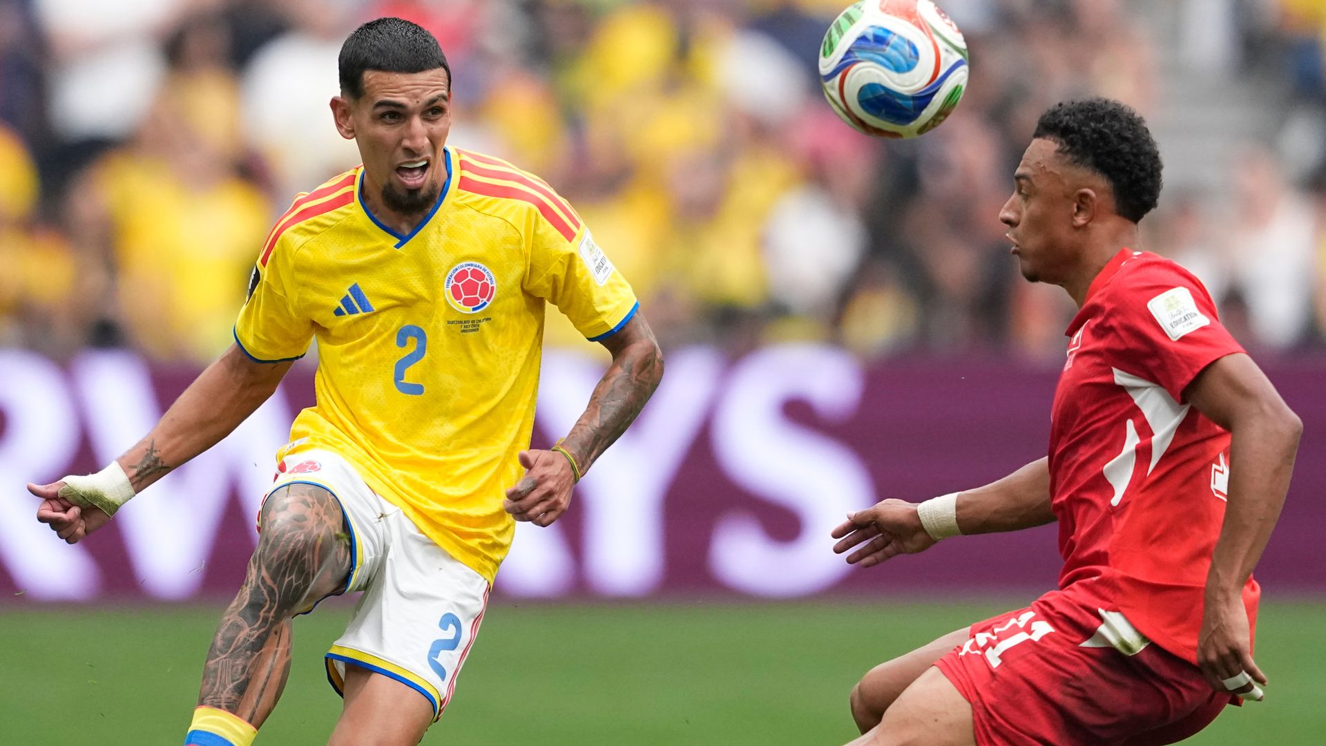 Colombia on top but failing to properly test Switzerland LIVE!
