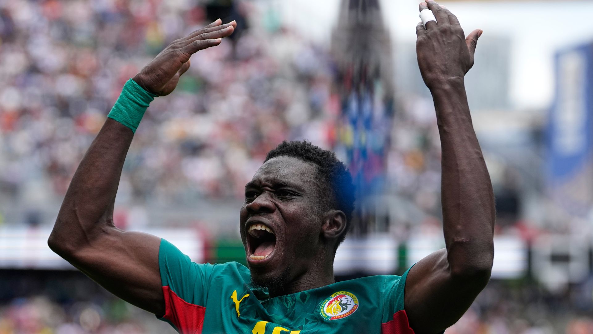 Ismaila Sarr smashes in Senegal second vs Belgium LIVE!