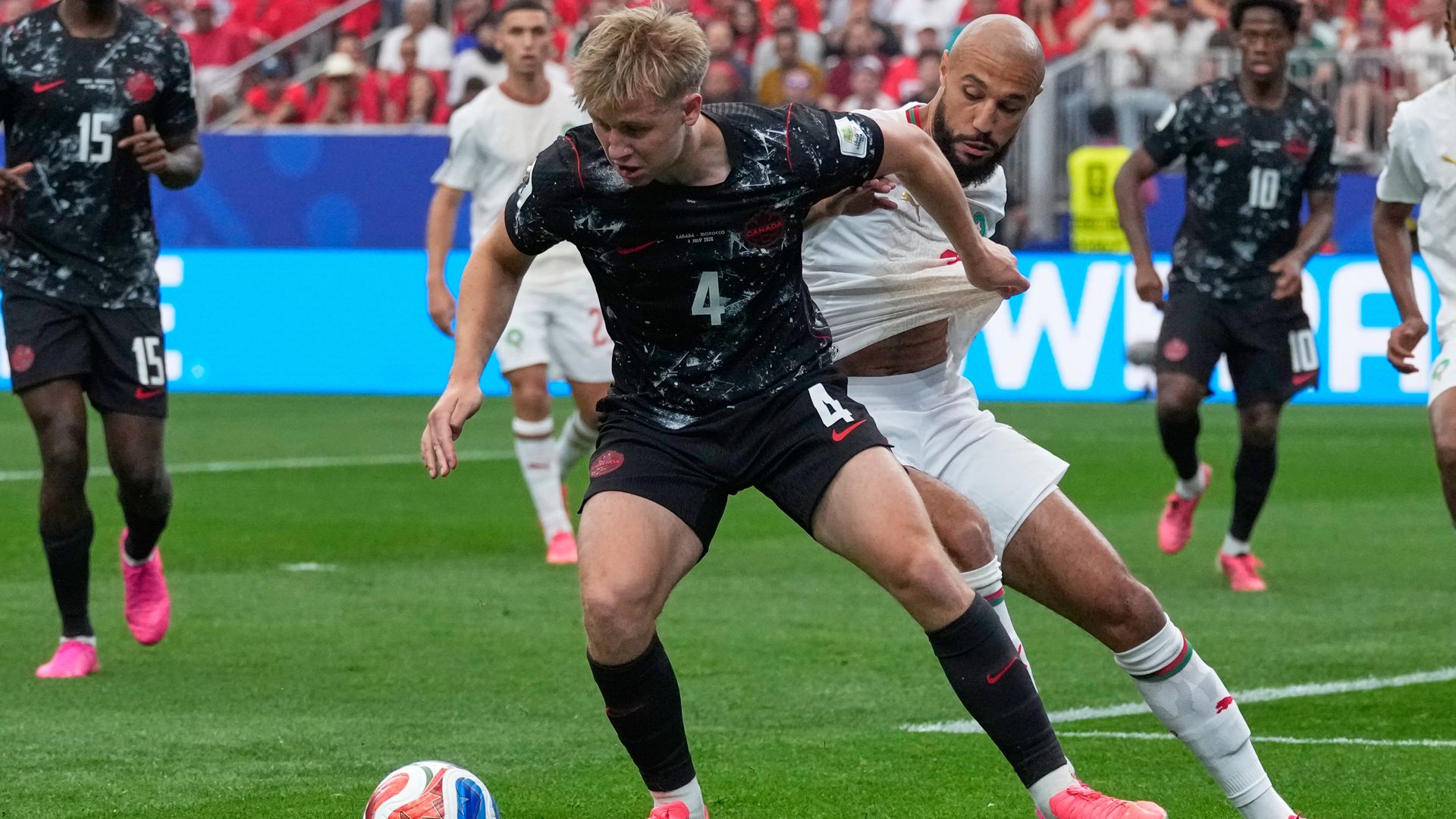 Canada go close to opener in last-16 tie against Morocco LIVE!