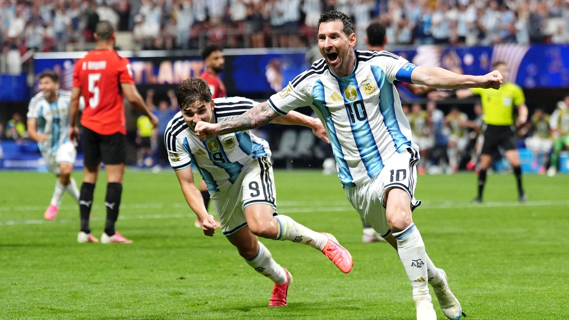 EPIC COMEBACK! Argentina hit THREE late goals to beat Egypt LIVE!