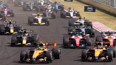 The start of the 2026 Hungarian Grand Prix