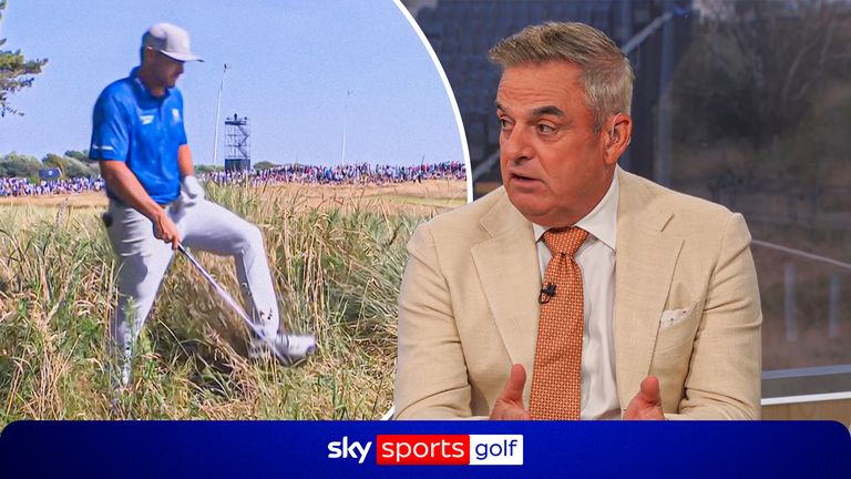 Brandel Chamblee and Paul McGinley were critical of DeChambeau's actions in the rough on the fifth hole 