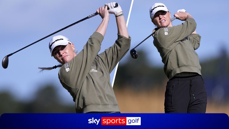 Watch highlights of Charley Hull's second round at the AIG Women's Open 